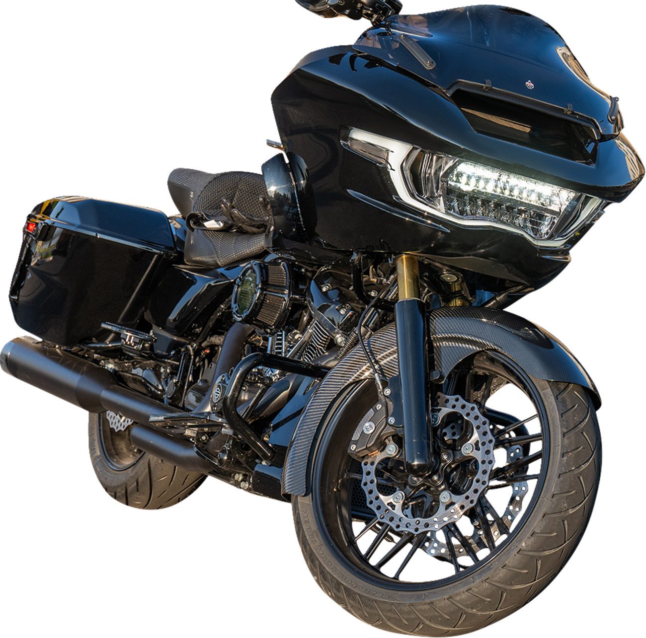 ARLEN NESS Carbon Fiber Front Fender - Wrapper - 21" 210-031