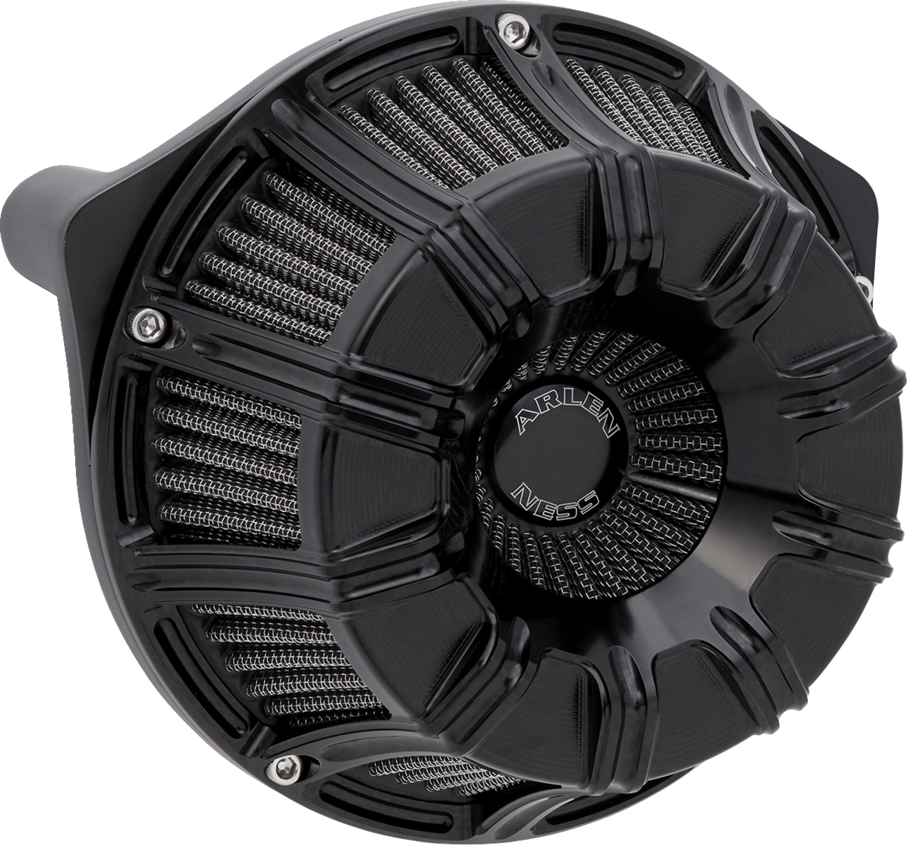 ARLEN NESS Inverted Series Air Cleaner Kit - 10-Gauge - All Black 600-220