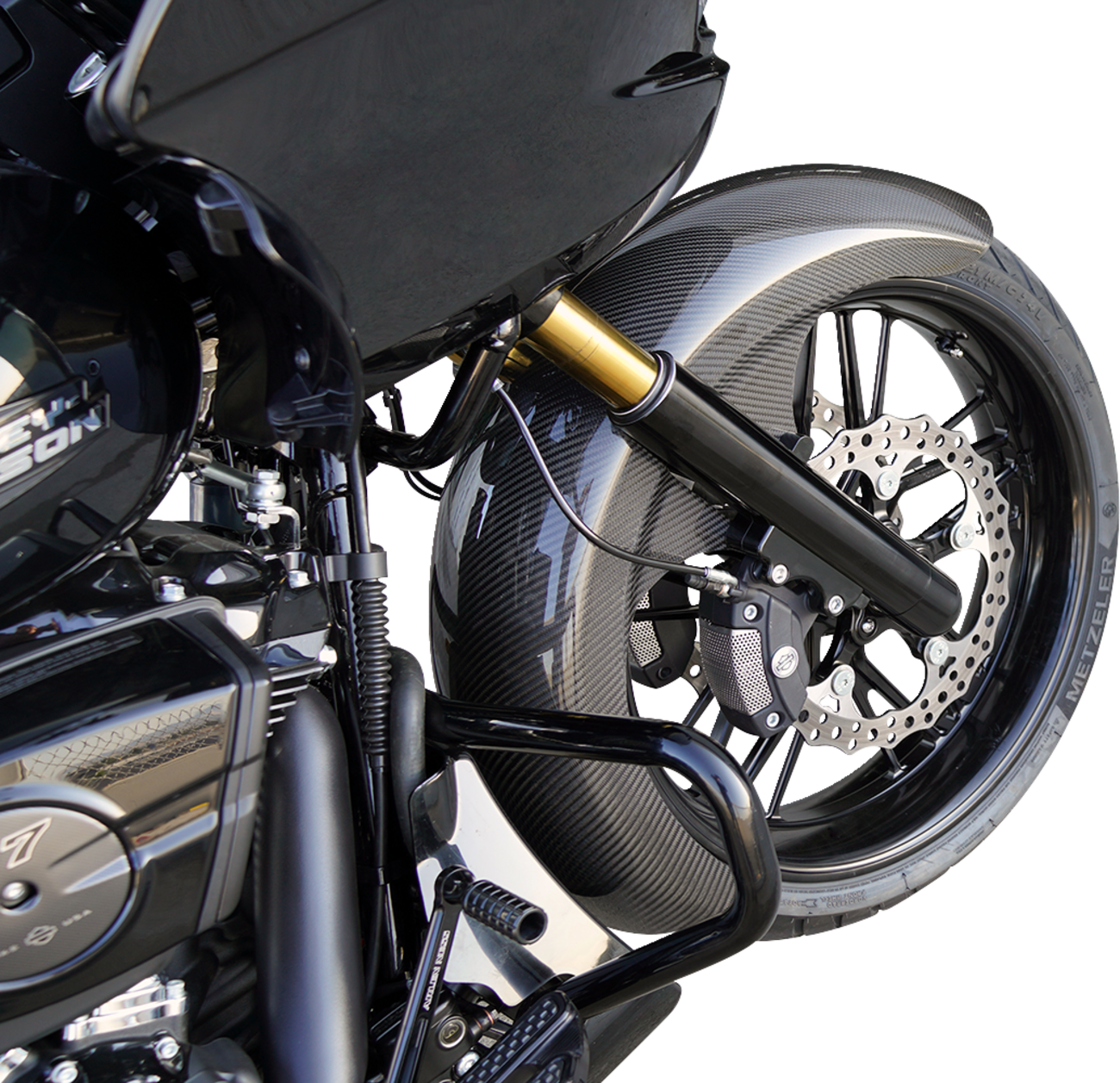 ARLEN NESS Carbon Fiber Front Fender - Wrapper - 21" 210-031