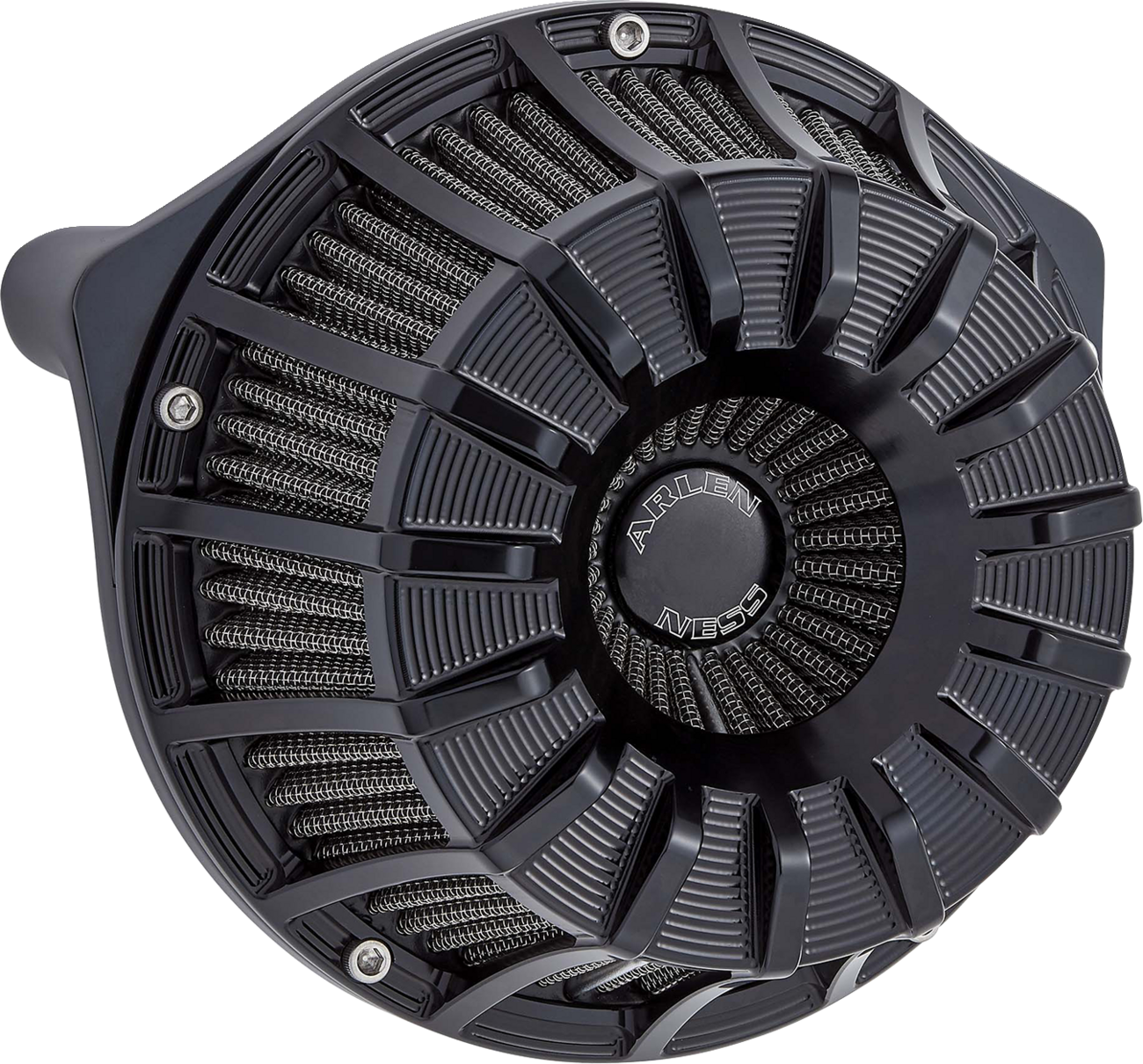 ARLEN NESS Inverted Series Air Cleaner Kit - 15-Spoke - All Black 600-223