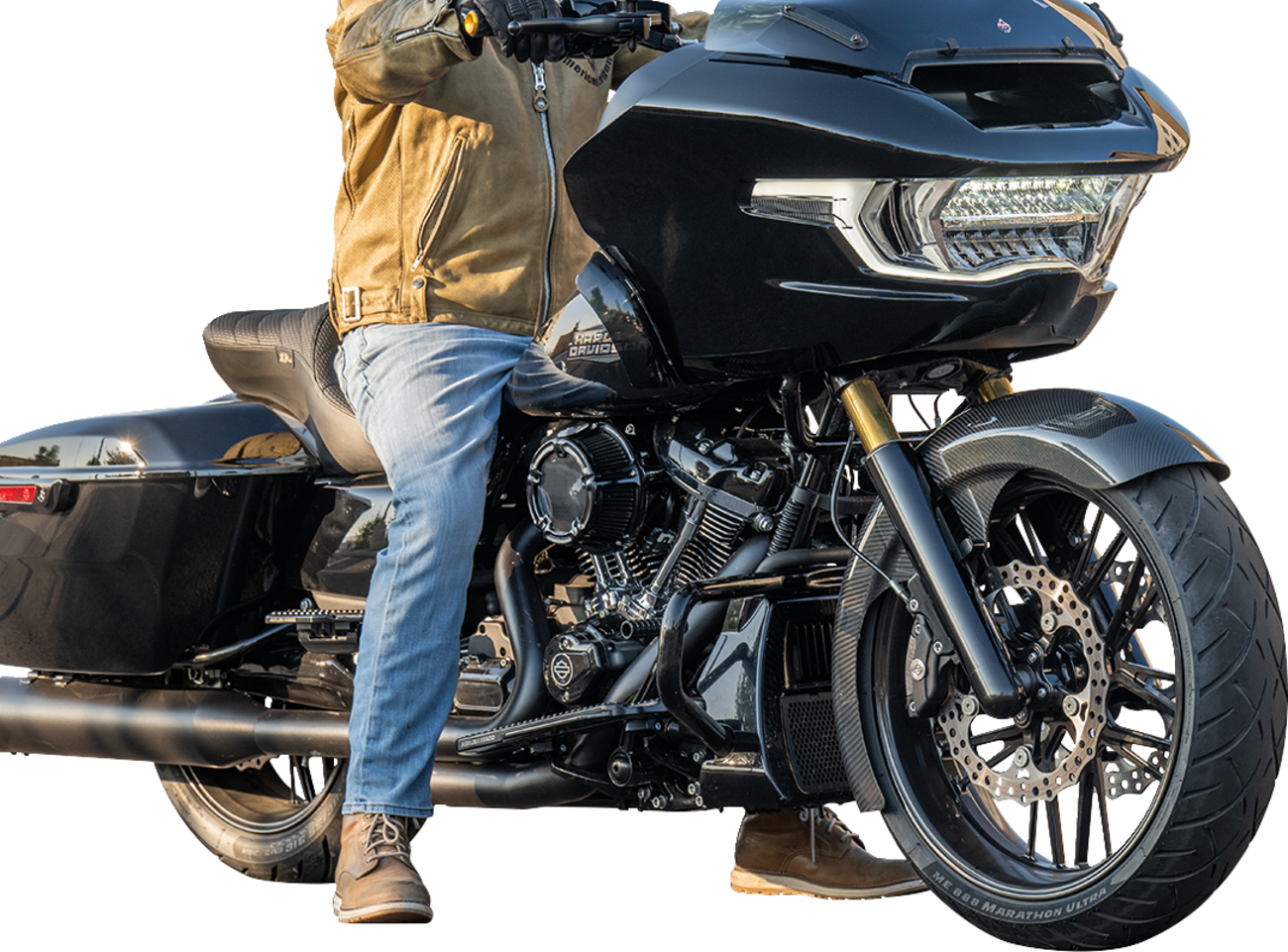 ARLEN NESS Carbon Fiber Front Fender - Wrapper - 21" 210-031
