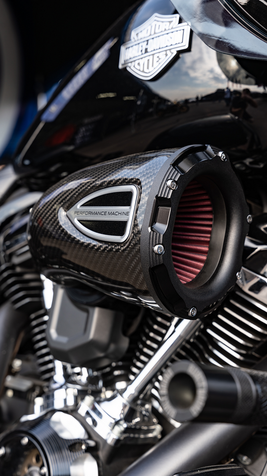 PERFORMANCE MACHINE (PM) C4 Series Air Cleaner Kit - Black Ops* - M8 0206-2160-SMB