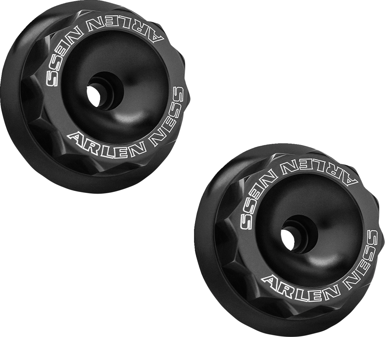 ARLEN NESS Fork Nut Cover - Black 120-040