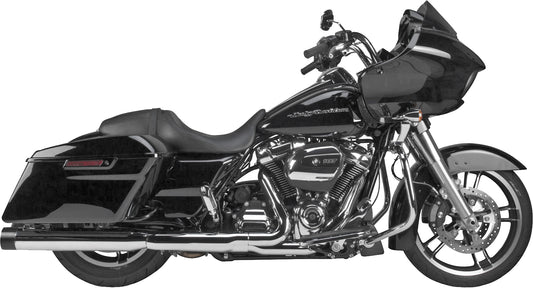 Comp S Slip On Touring M8 Chrome W/Black End Cap