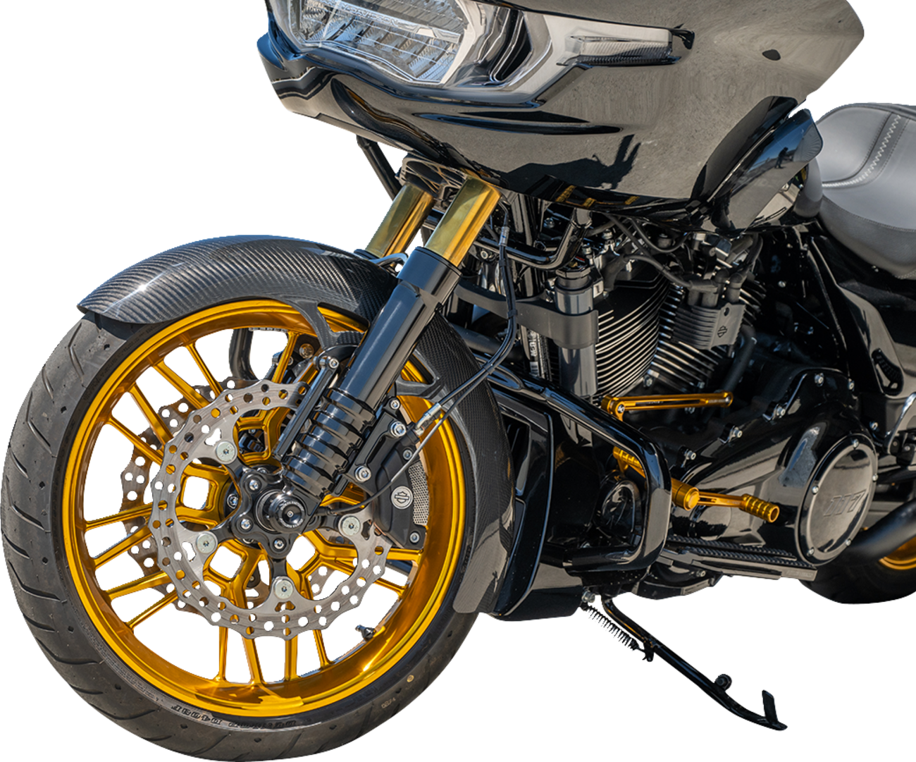ARLEN NESS Carbon Fiber Front Fender - Wrapper - 19" 210-027