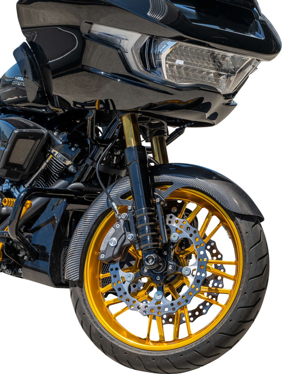 ARLEN NESS Carbon Fiber Front Fender - Wrapper - 19" 210-027