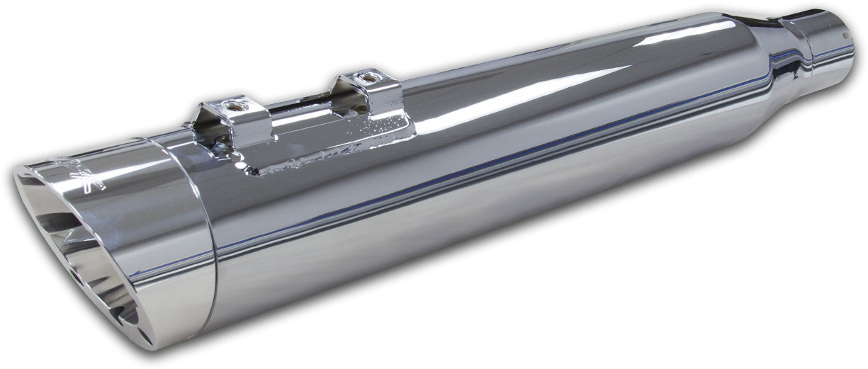 Comp S 2in1 Exhaust Touring M8 Chrome W/Pol Slash End Cap
