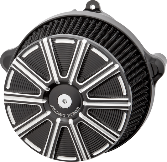 ARLEN NESS Big Sucker* Stage 1 Air Cleaner Kit with Cover - 10 Gauge - Black with Machined Accents 600-307