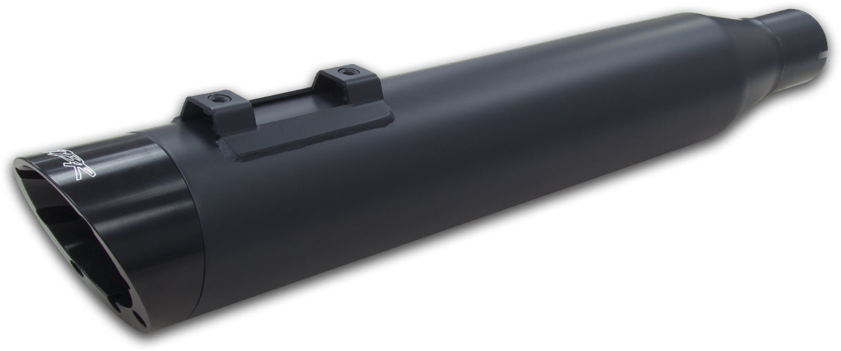 Comp S 2in1 Exhaust Touring M8 Black W/Black Slash End Cap