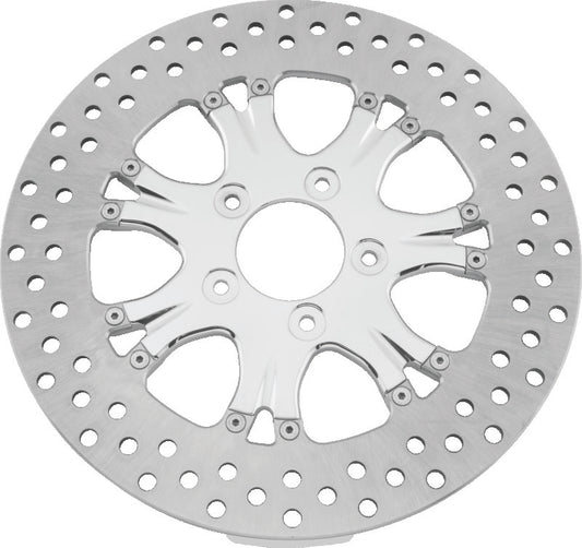 Performance Machine Disc/Carr 11.8 Heathen Fr - Chrome