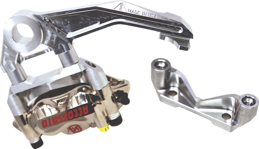 ALLOY ART Multi Brake Caliper Mount - 108mm Bolt Center - Raw MCRB1-1