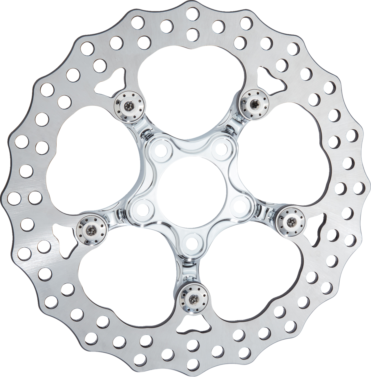 ARLEN NESS Spider Rotor - 12-19/32" - Chrome - Front 300-112