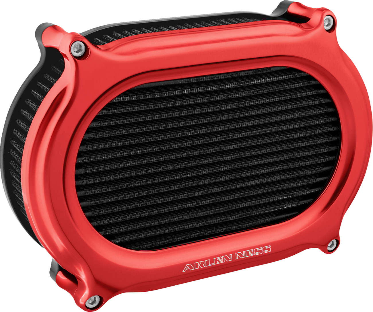 ARLEN NESS Stage 2 Oval Air Cleaner Kit - Red 600-198
