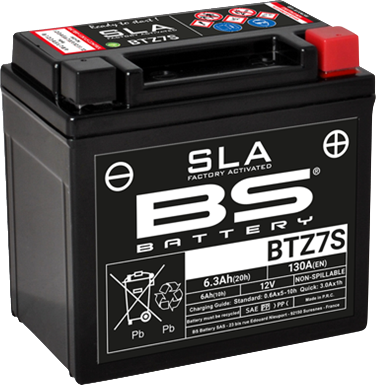 BS BATTERY Battery - BTZ7S (YTZ) 300635-1