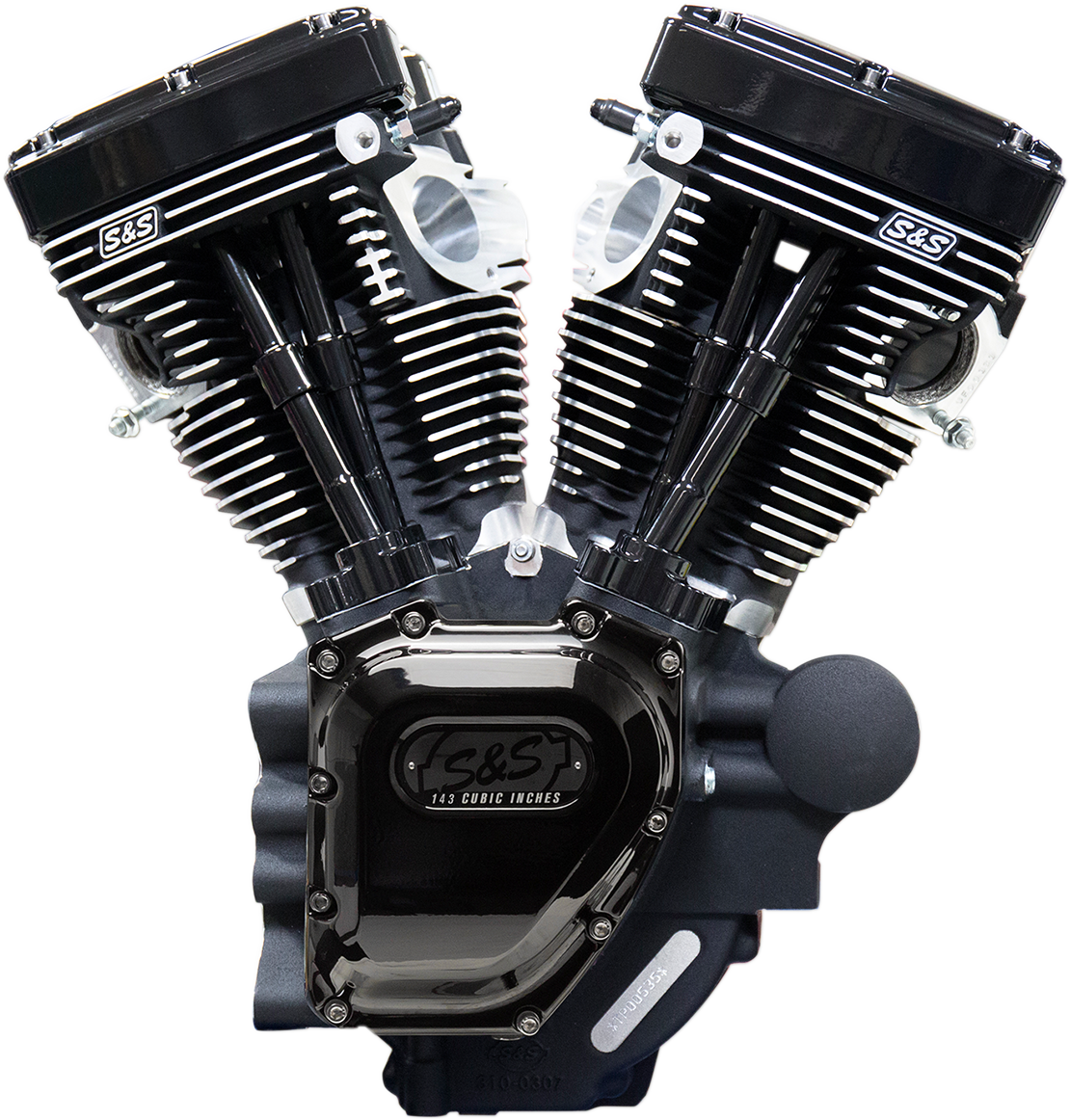 S&S CYCLE T143 Long Block Engine - Black Edition - Dyna 310-0901A