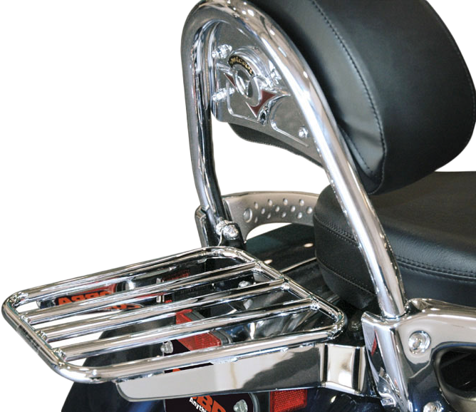 Solo Luggage Rack Tube Chrome Fits OEM Backrest Kaw Vn1700