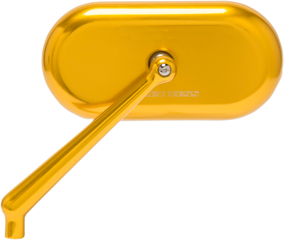 ARLEN NESS Mirror - Side View - Oval - Gold - Left 13-175