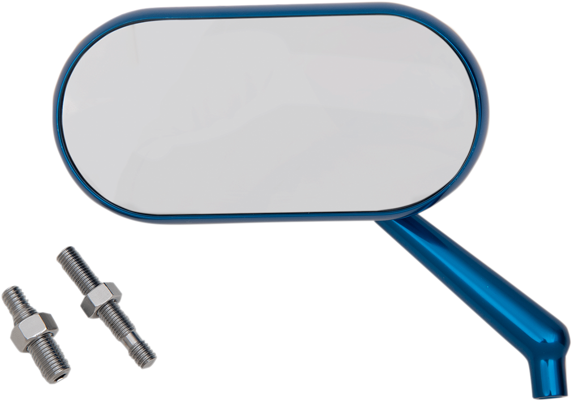 ARLEN NESS Mirror - Side View - Oval - Blue - Left 13-174