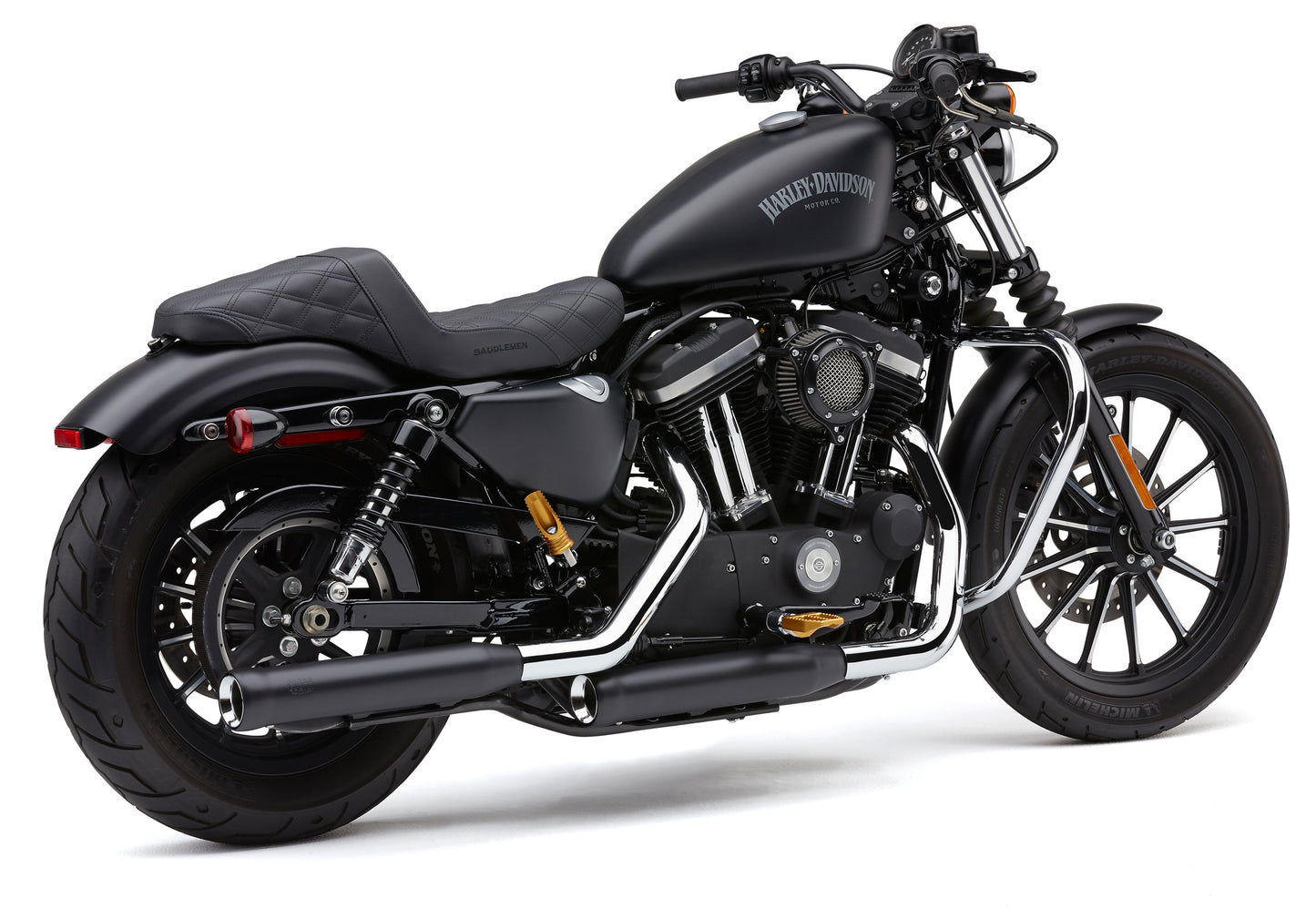 3" Nh Series Slip Ons Chrome Sportster 04 13