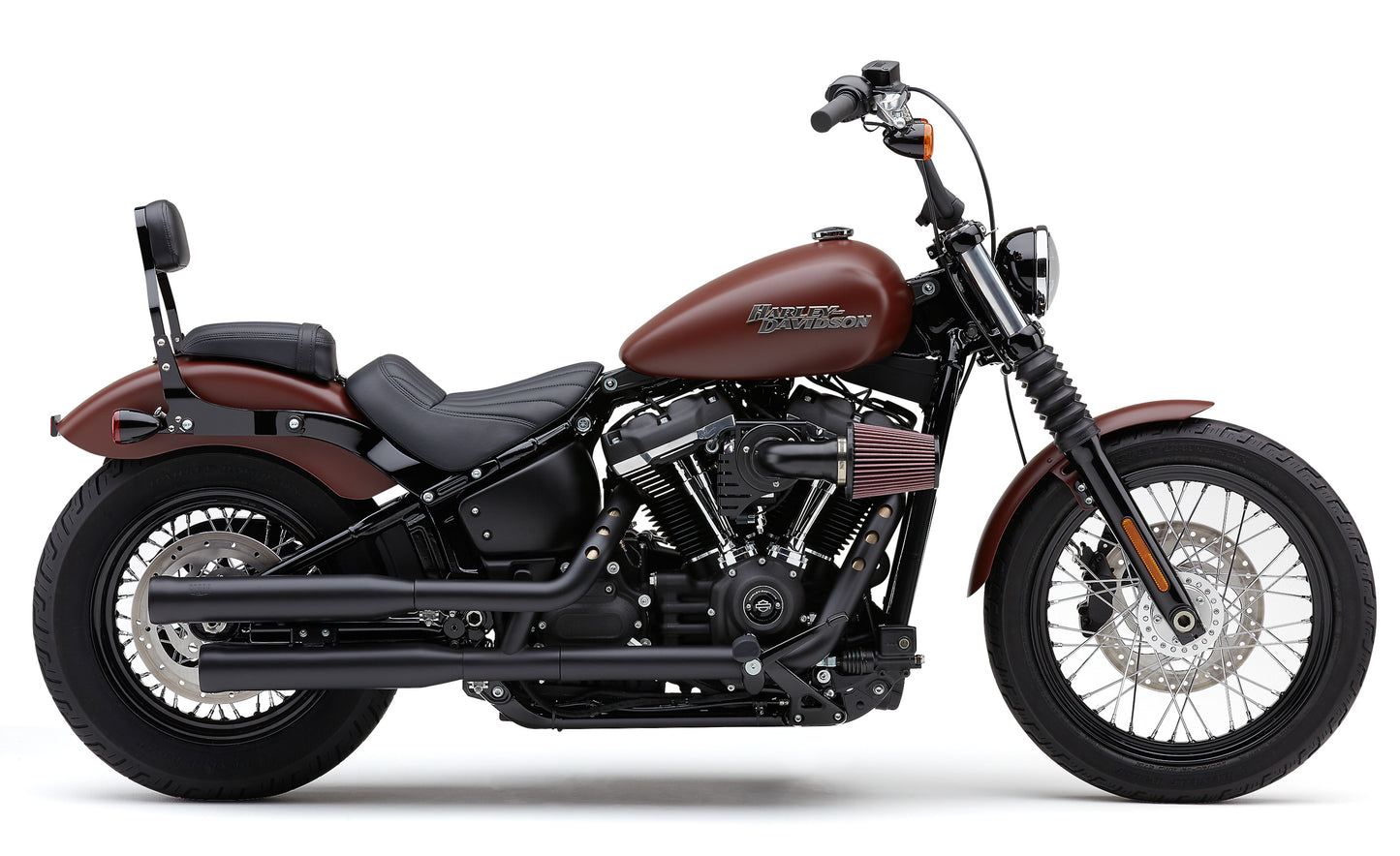 3" Nh Series Slip Ons Black Softail 18 22