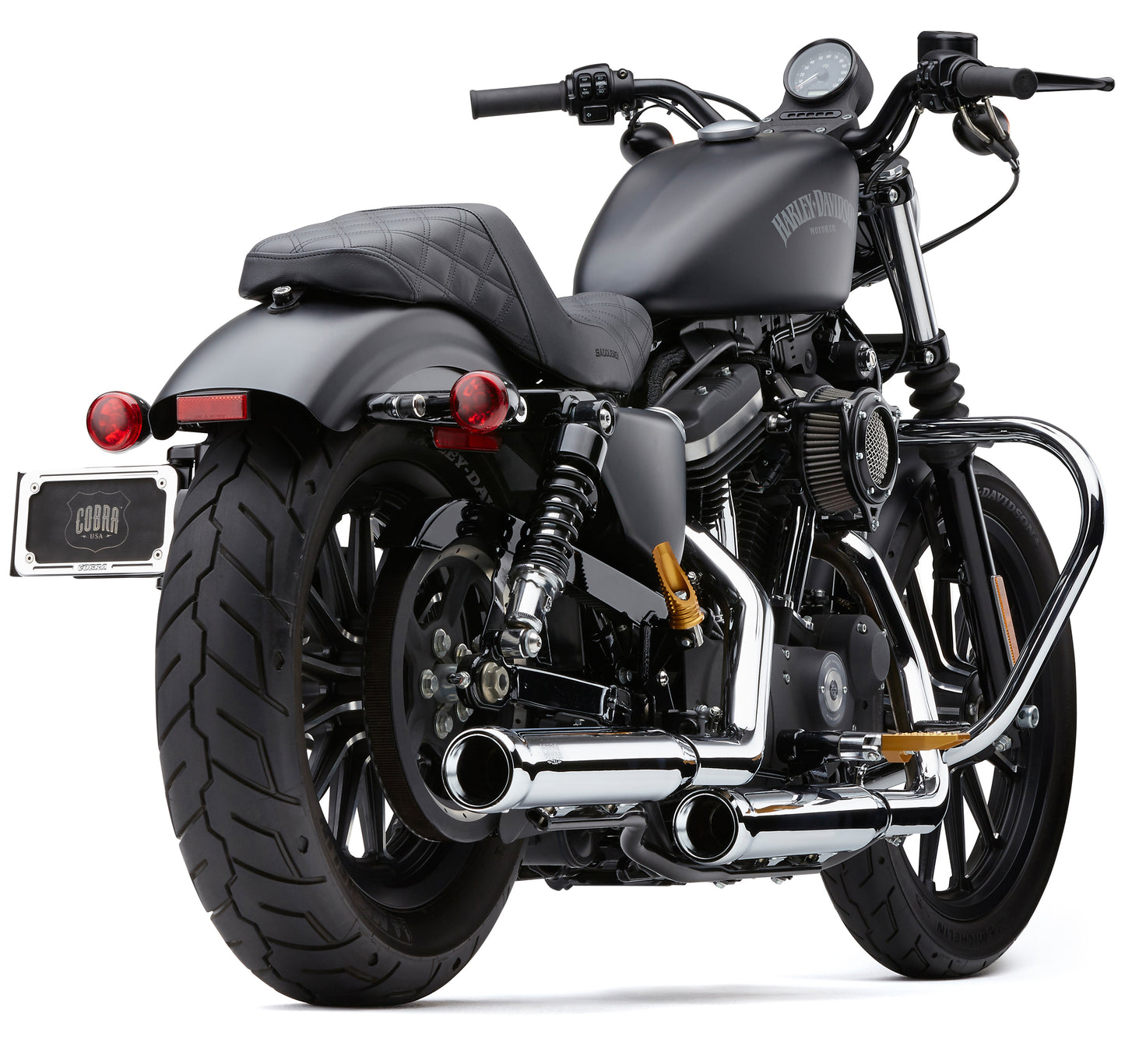 3" Nh Series Slip Ons Chrome Sportster 14 22