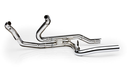 Powerport Dual Headpipes Chrome Trike 10 16