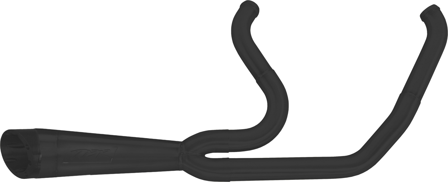 Comp S 2in1 Exhaust Touring M8 Black W/Turnout