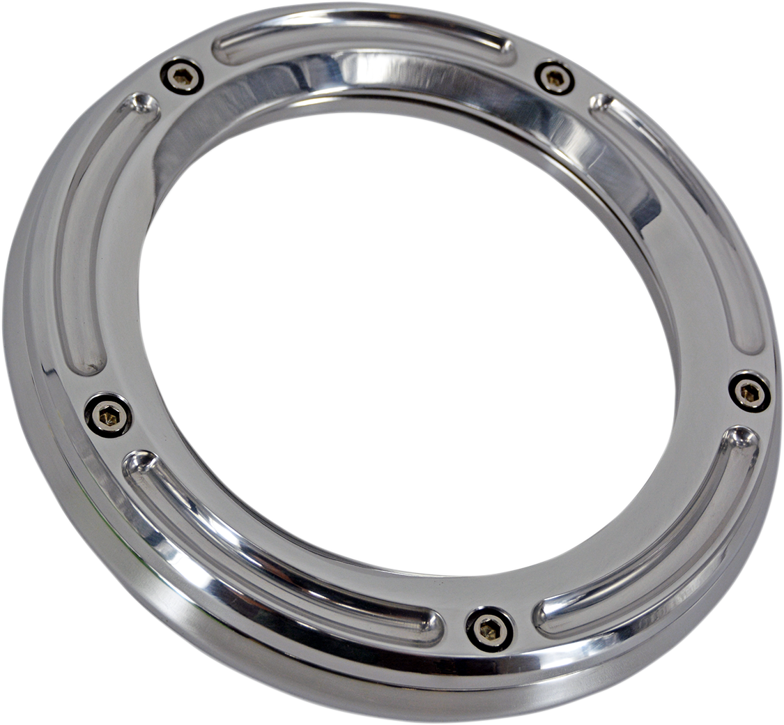 TRASK Assault Derby Cover - Chrome - Touring/Trike TM-0041CH