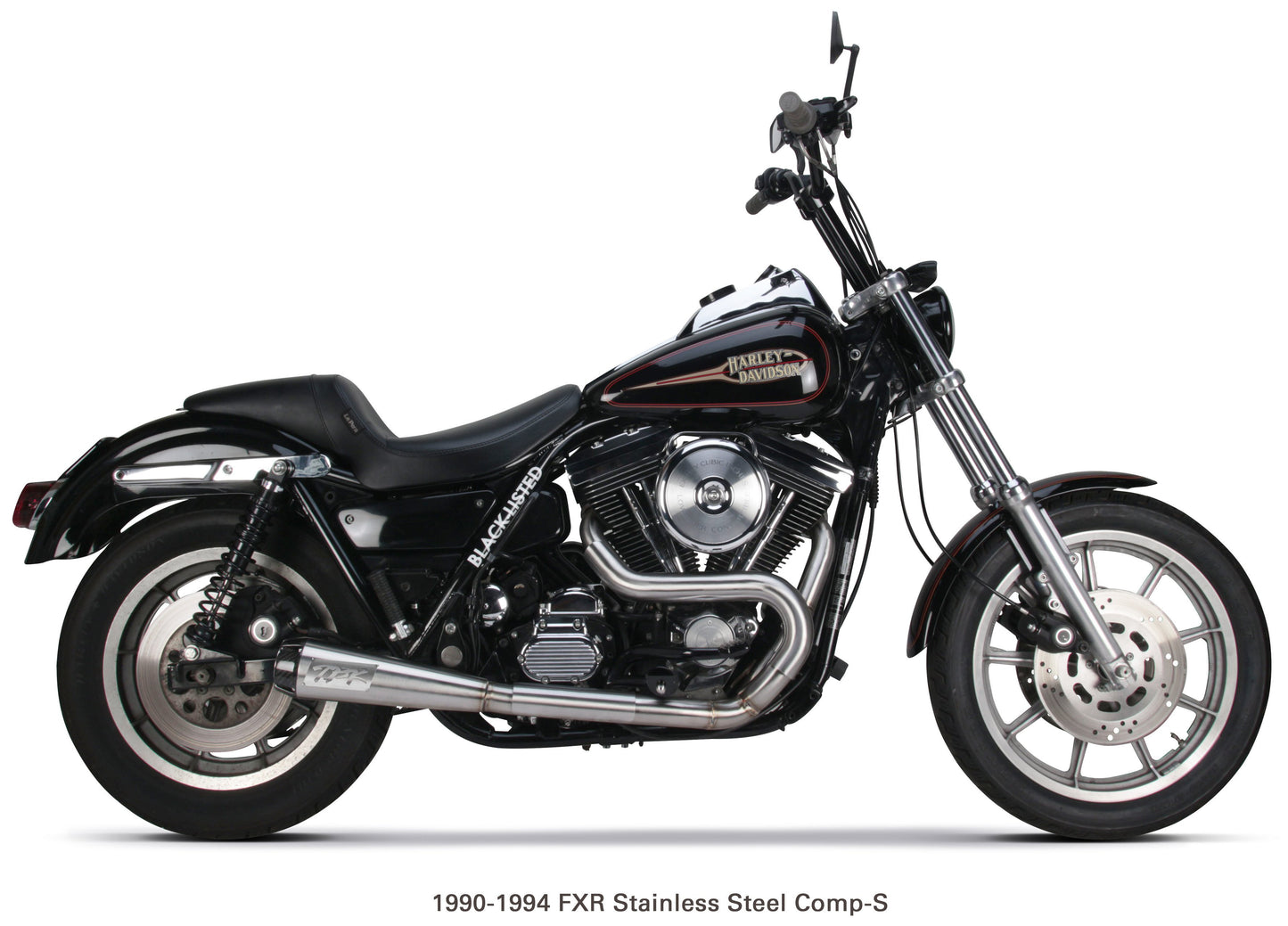 Comp S 2in1 Exhaust Fxr Brushed W/Cf End Cap