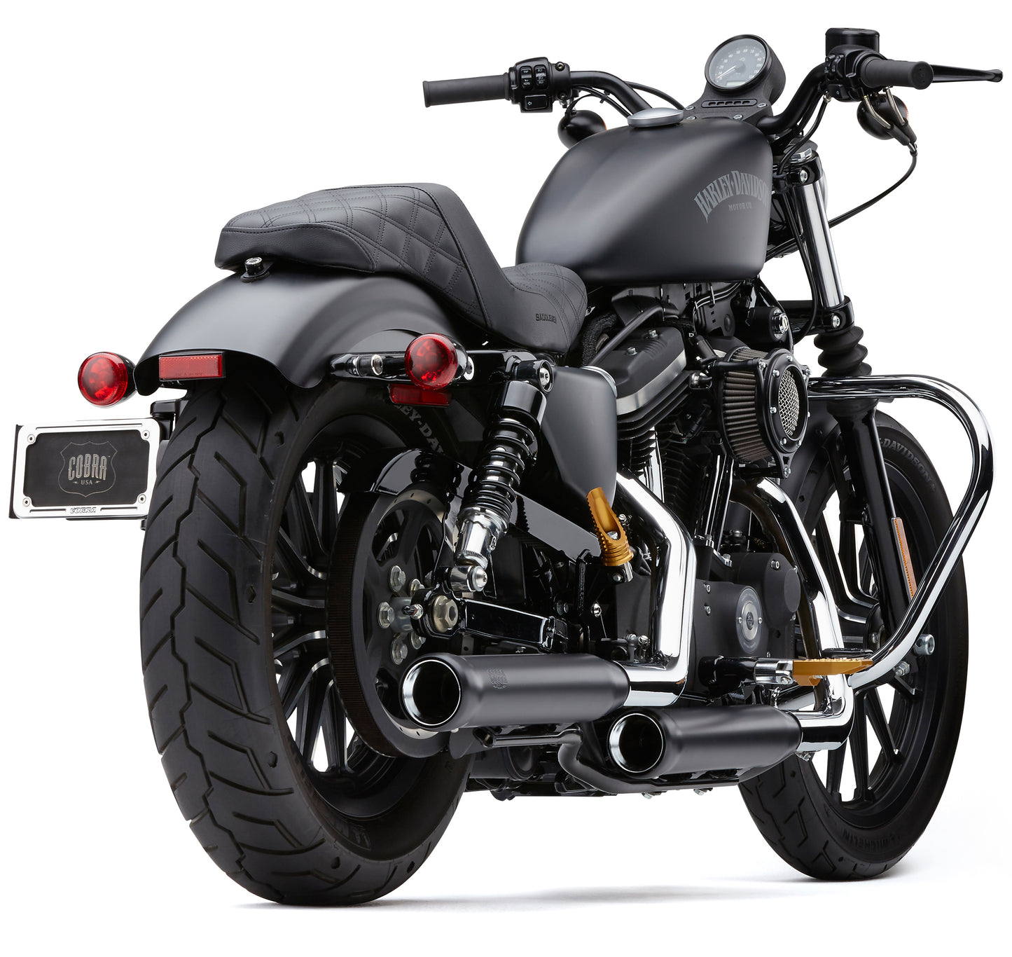 3" Nh Series Slip Ons Chrome Sportster 04 13