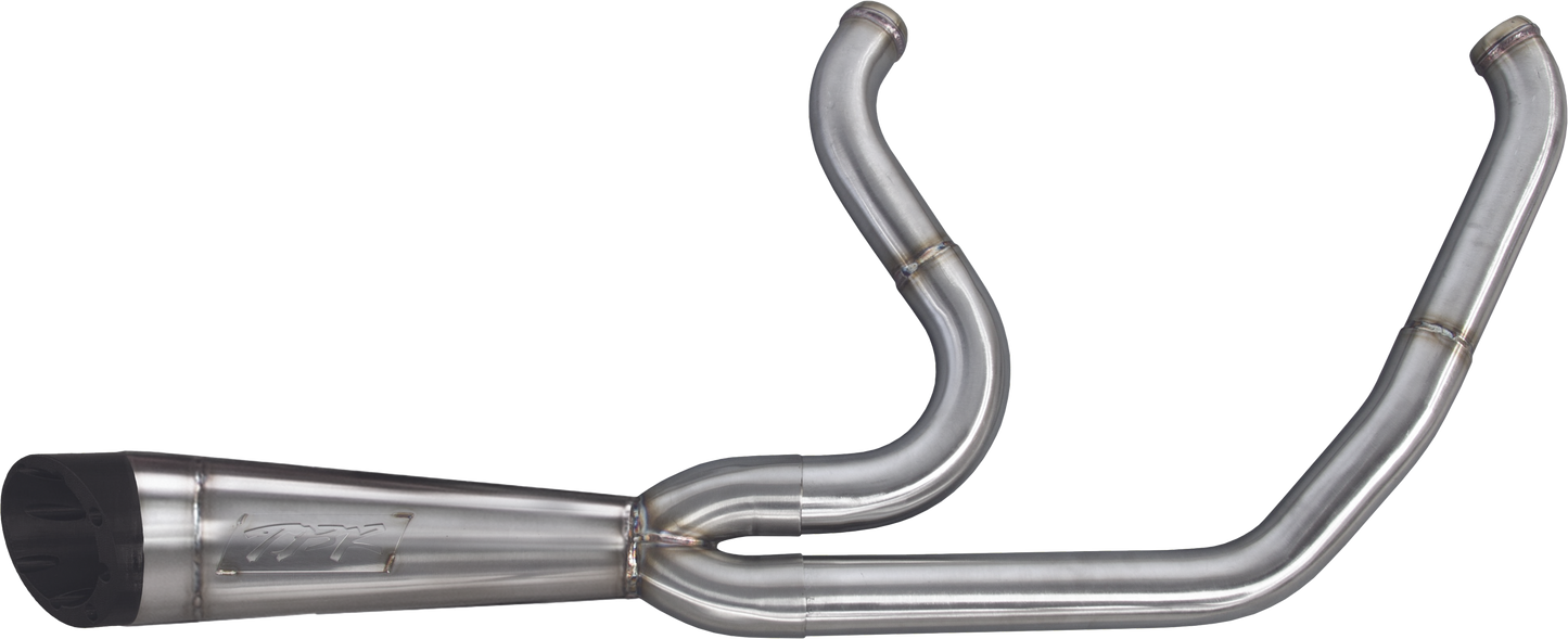 Comp S 2in1 Exhaust Touring M8 Brushed W/Turnout