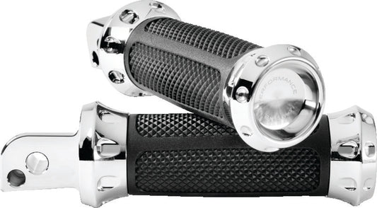 Performance Machine Footpegs Overdrive Passenger - Chrome