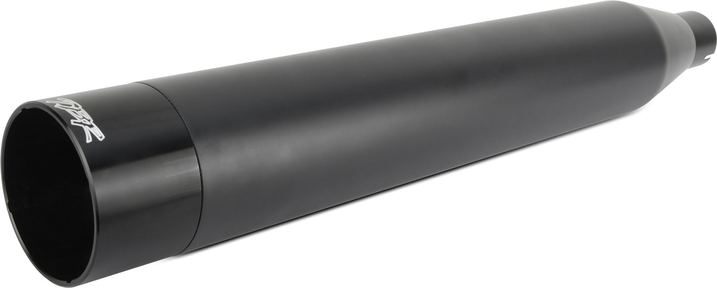 Comp S 2in1 Exhaust Touring M8 Black W/Black End Cap