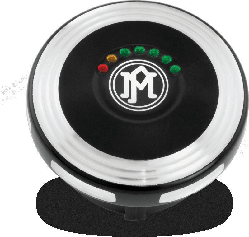 Performance Machine Led Fuel Gauge Merc - Contrast Cut