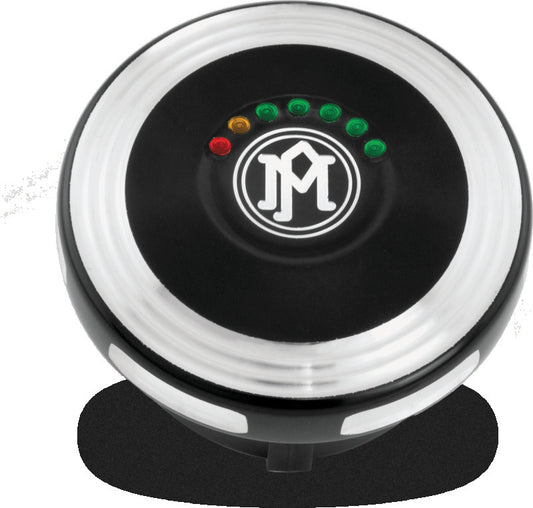 Performance Machine Led Fuel Gauge Merc - Contrast Cut