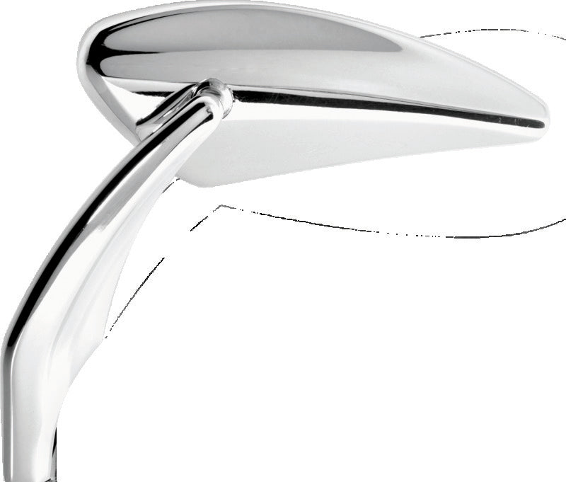 Performance Machine Mirror Assy Left Torque - Chrome