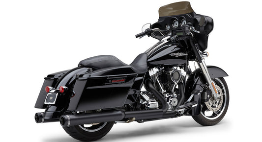 4" Groove Tip Slip On Black Flh/Flt 95 16