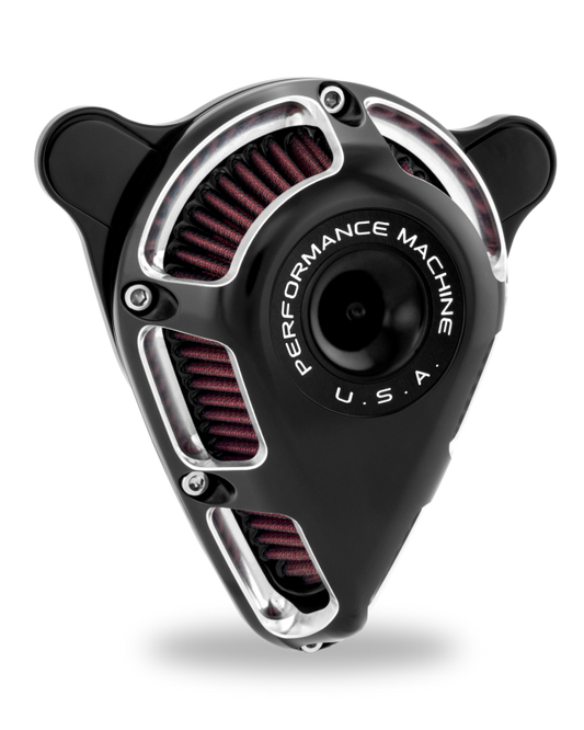 Performance Machine 23-Up CVO, 2024 Touring Jet Air Cleaner - Contrast Cut