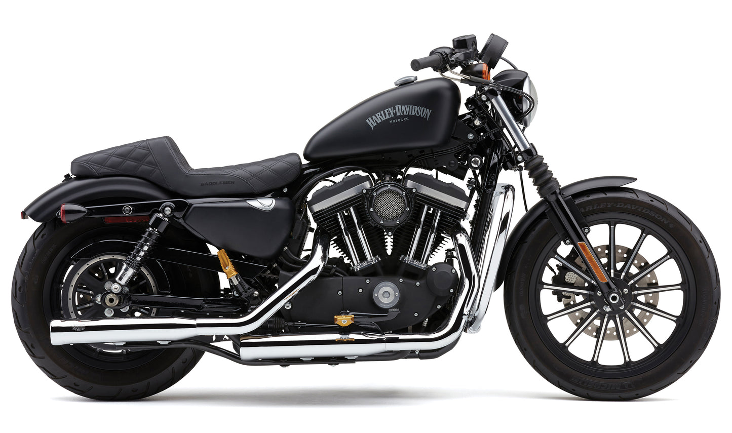 3" Nh Series Slip Ons Chrome Sportster 14 22