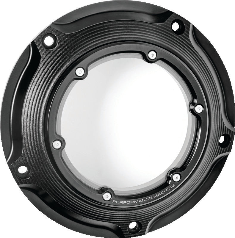Performance Machine Vision Derby Cover W/Bezel - Black Ops