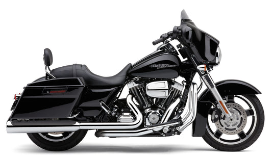 4.5" Powrflo Round Slip Ons Chrome Flh/Flt 17 22