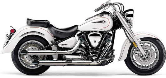 Blvd Slashcut Slip On Chrome Yam Roadstar 1600/700 99 14