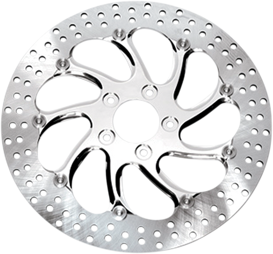 PERFORMANCE MACHINE (PM) Brake Rotor - 11.8" - Torque - Chrome 0133-1800TORRS-CH