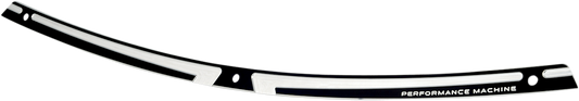 PERFORMANCE MACHINE (PM) Windshield Trim - Scallop - Contrast Cut 0209-2015SCA-BM
