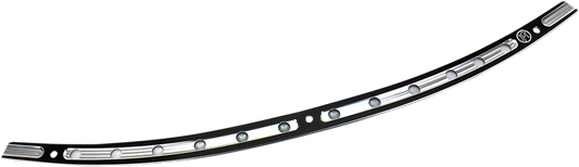 PERFORMANCE MACHINE (PM) Windshield Trim - Hole Shot - Contrast Cut - FL '14-'21 0209-2016HST-BM