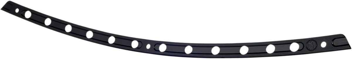 PERFORMANCE MACHINE (PM) Windshield Trim - Hole Shot - Black Ops - FL '14-'21 0209-2016HST-SMB