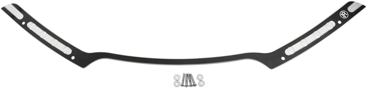 PERFORMANCE MACHINE (PM) Windshield Trim - Hole Shot - Contrast Cut - FLTR '15-'21 0209-2018HST-BM