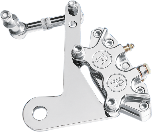 PERFORMANCE MACHINE (PM) Front Caliper - 10" - Chrome - 73-83FLH 1203-9017-CH