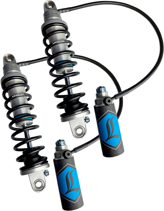 LEGEND SUSPENSION REVO ARC Remote Reservoir Shocks - Standard - Clear - 13" 1310-1930