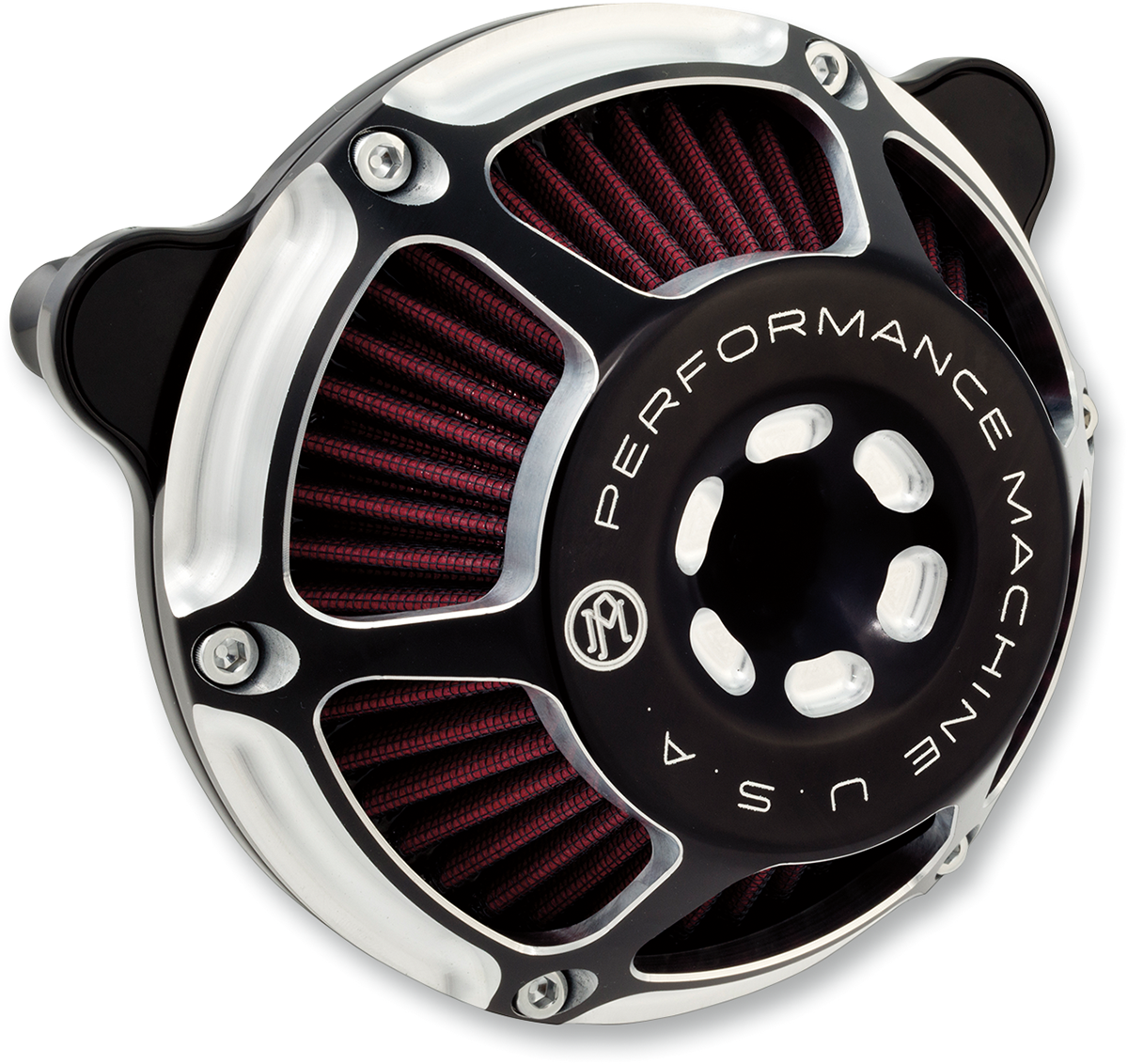PERFORMANCE MACHINE (PM) Max HP Air Cleaner Kit - Contrast Cut* 0206-2141-BM